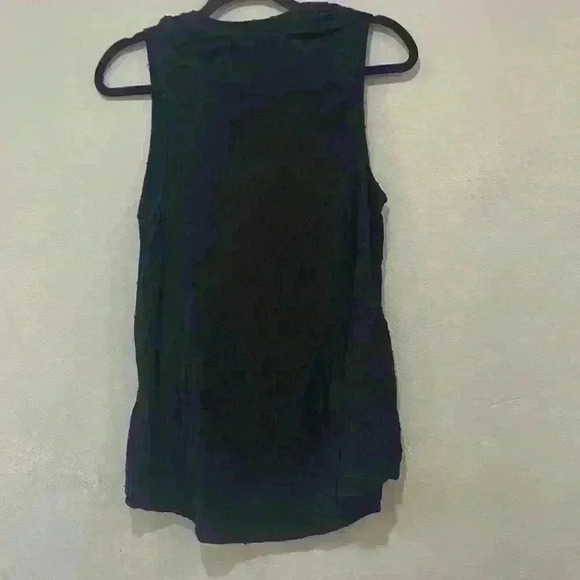 Zac & Rachel Black Sleeveless peplum top size large - Picture 5 of 9